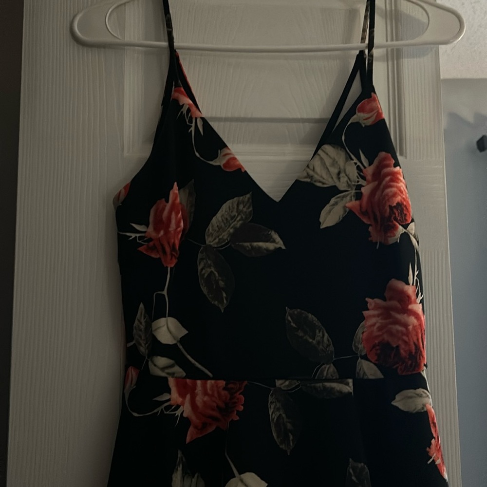 Floral homecoming dress